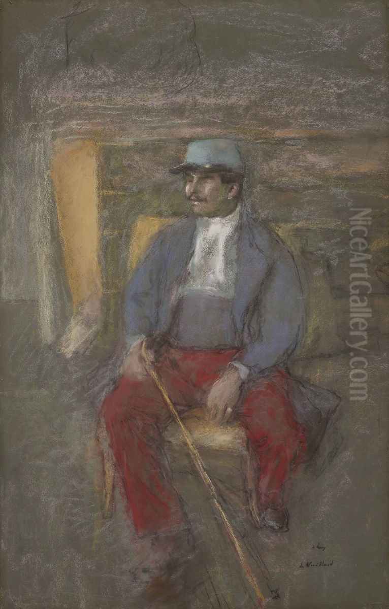 Lucien Grandjean Oil Painting by Jean-Edouard Vuillard