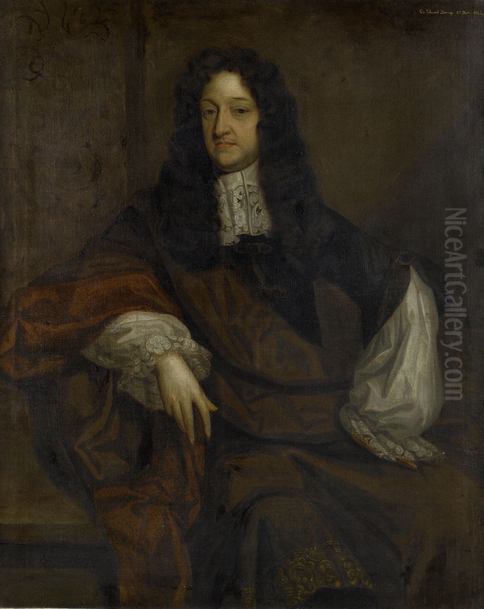 Portrait of Sir Edward Dering, 2nd Baronet Oil Painting by unknown
