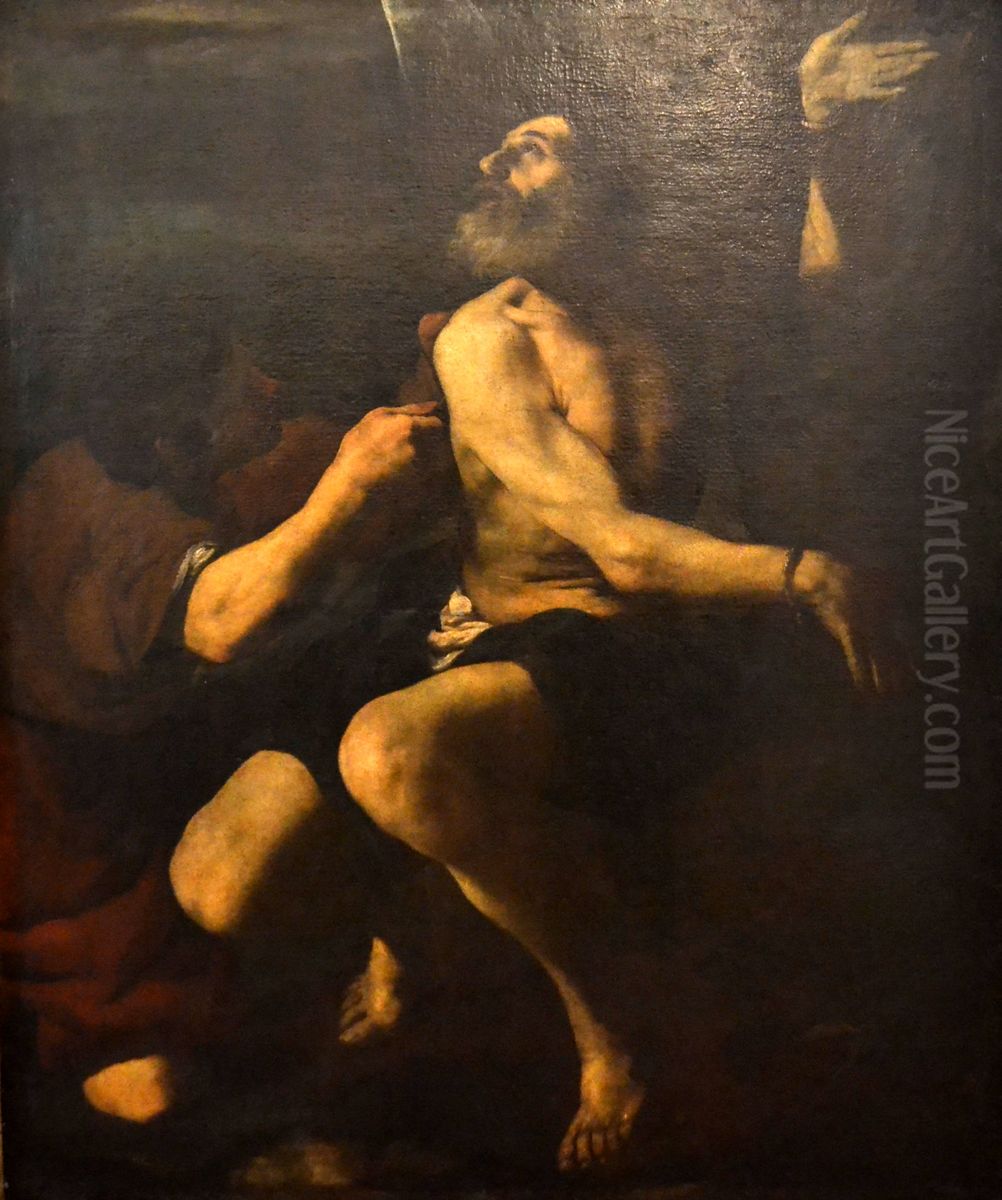 Martirio di San Bartolomeo Oil Painting by Battistello Caracciolo