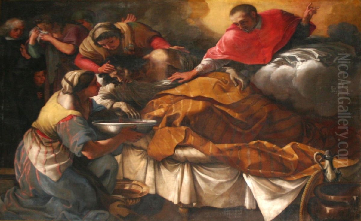 Miracle of Marco Spagnolo Oil Painting by Giorgio Bonola