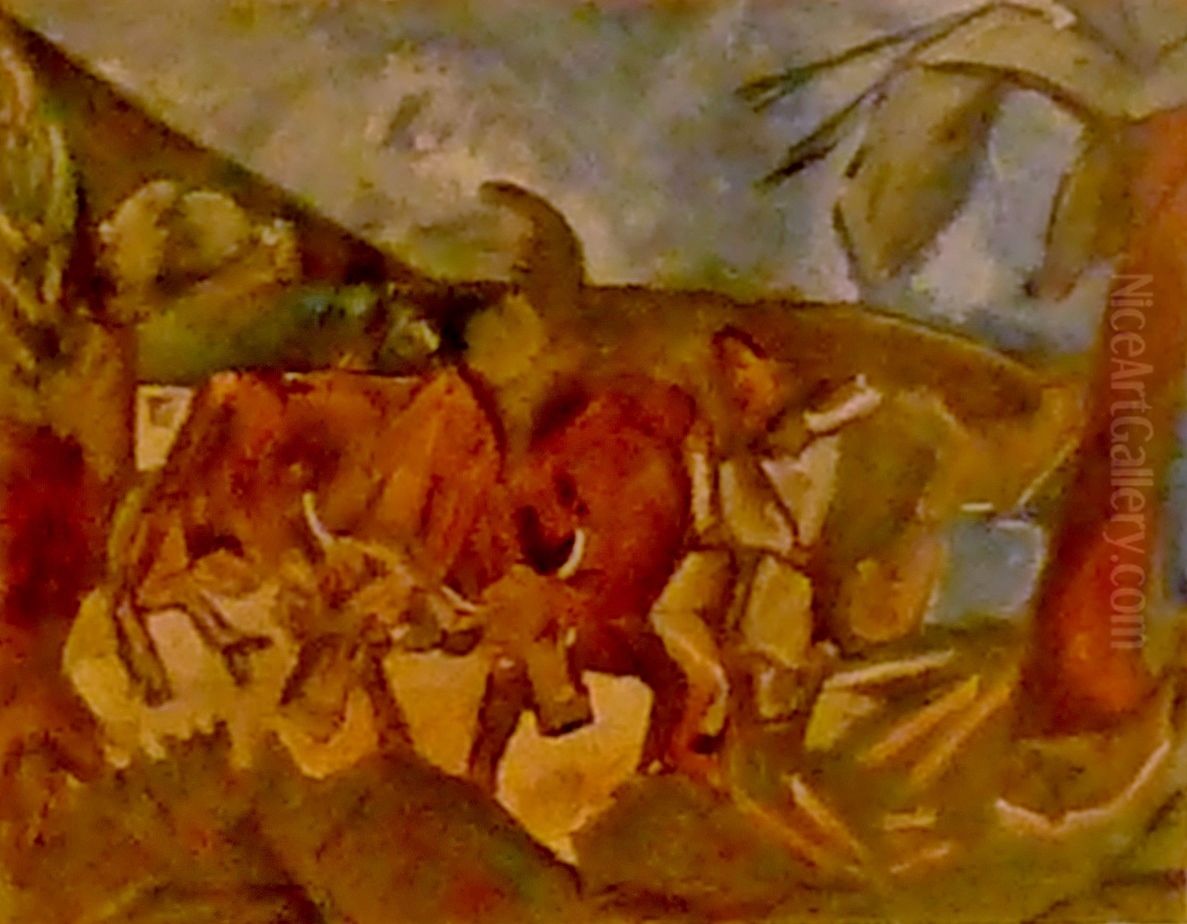 Vaches dans un paysage Oil Painting by Max Jacob