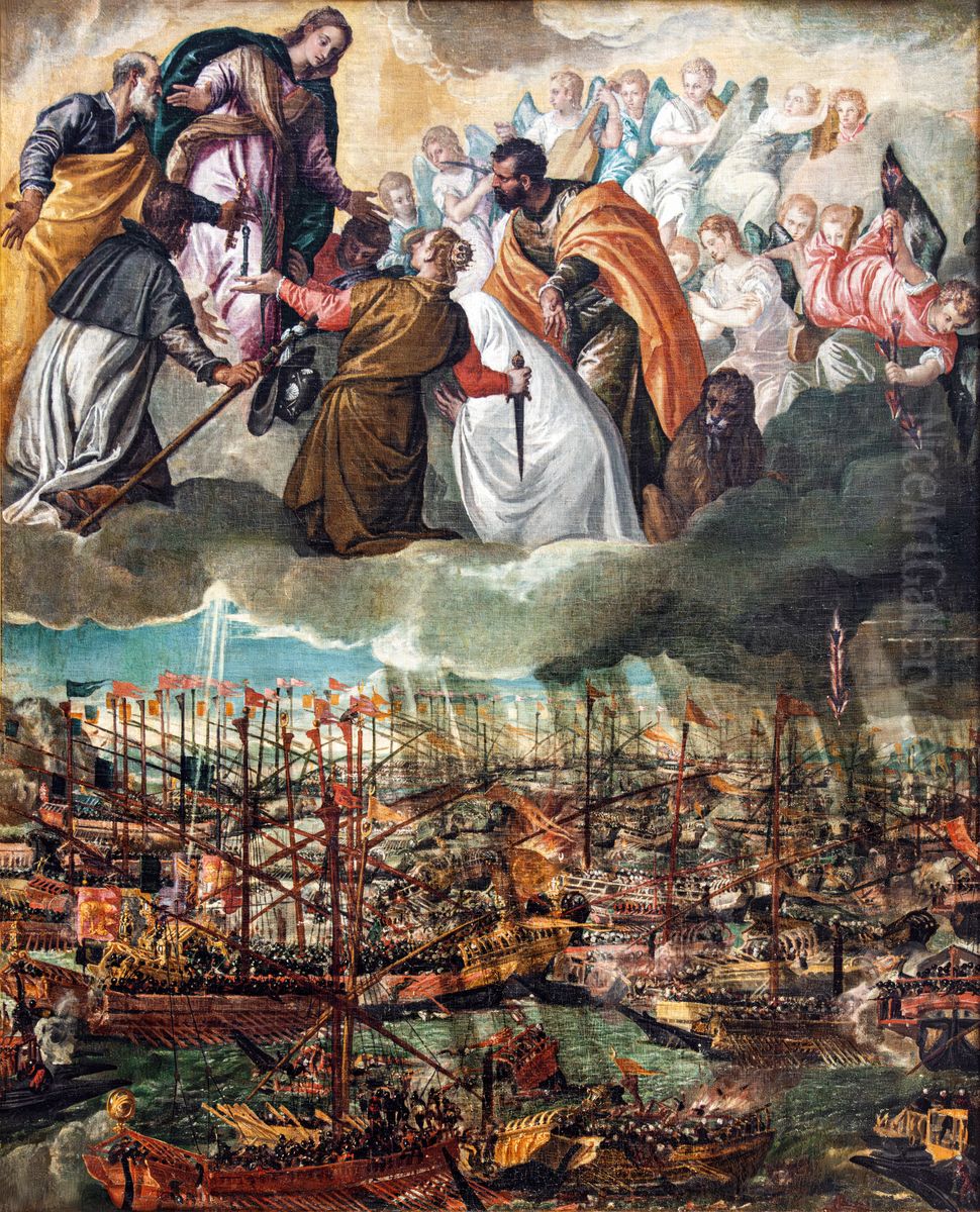 Allegoria della battaglia di Lepanto Oil Painting by Paolo Veronese (Caliari)