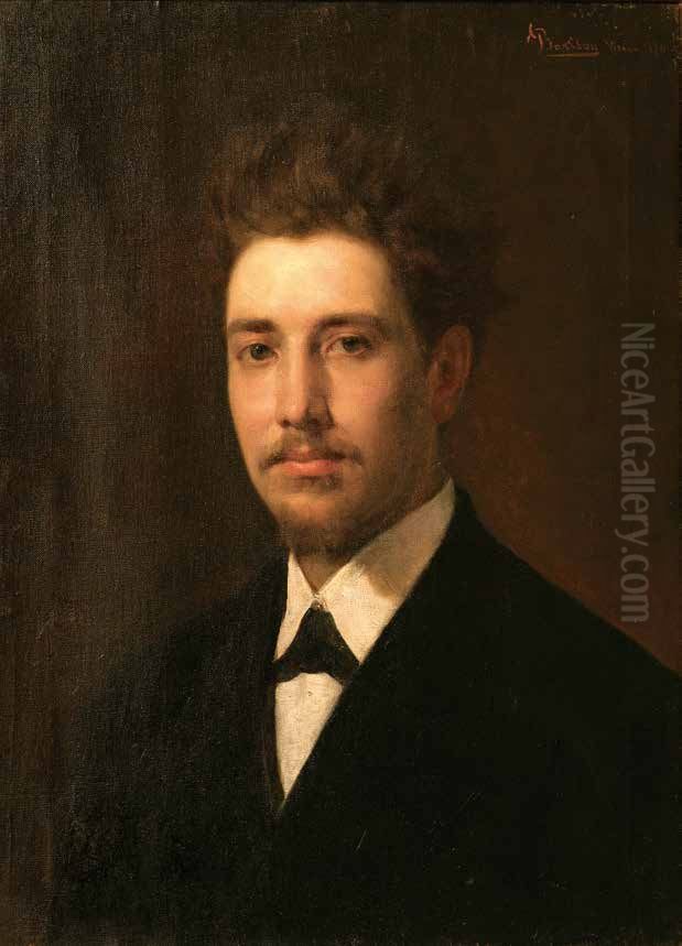 Self-portrait Oil Painting by Giuseppe Barison