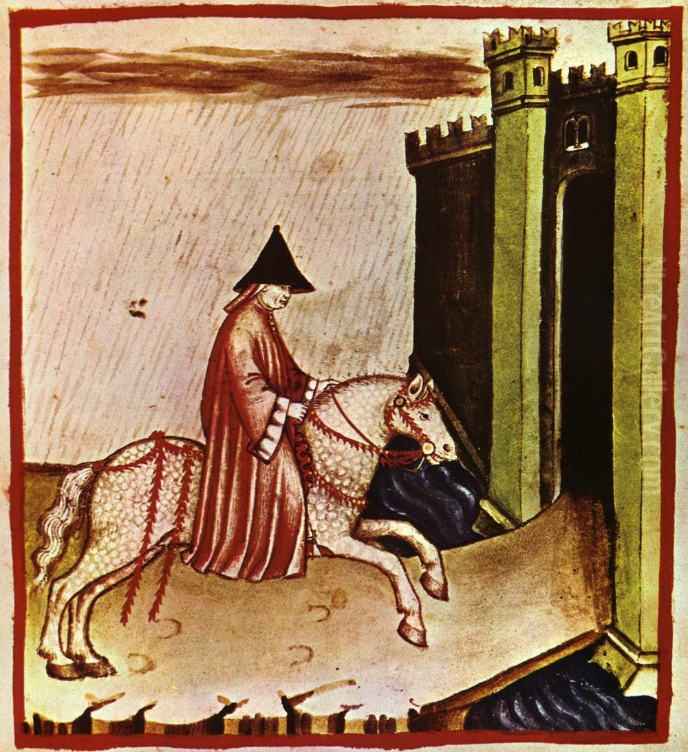 Regen Oil Painting by unknown