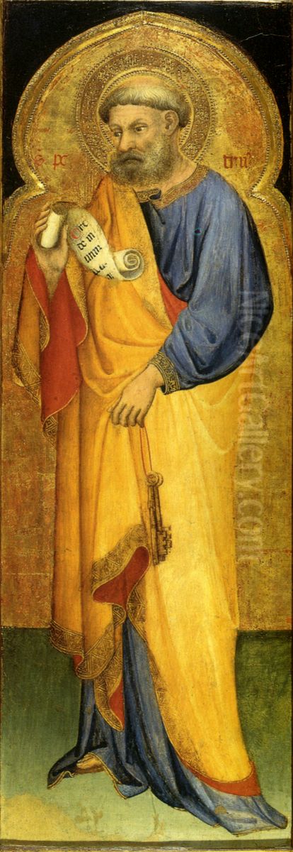 Saint Pierre. Oil Painting by Niccolo Di Pietro