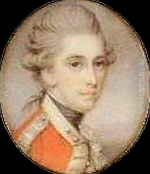 Portrait ofRobert Bertie, 4th Duke of Ancaster and Kesteven(1756-1779) Oil Painting by Richard Cosway
