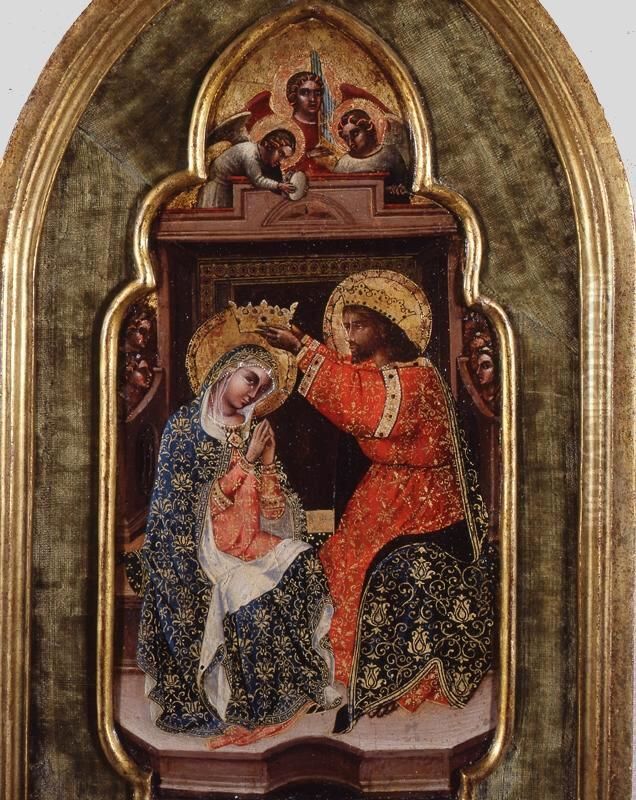 Coronation of Mary Oil Painting by Catarino Veneziano