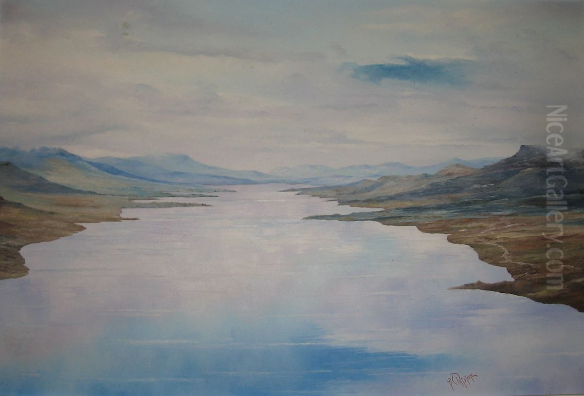 Yukon Sky Oil Painting by Alfred C. Patstone