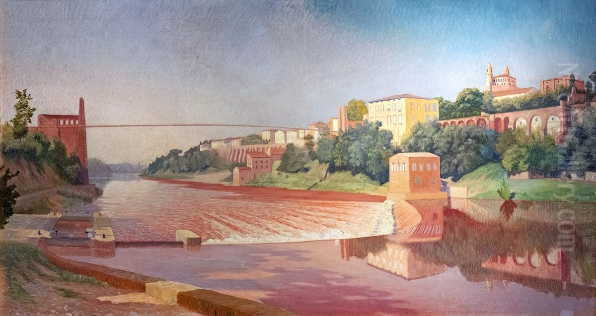 Panorama de Rabastens Oil Painting by Paul Prouho