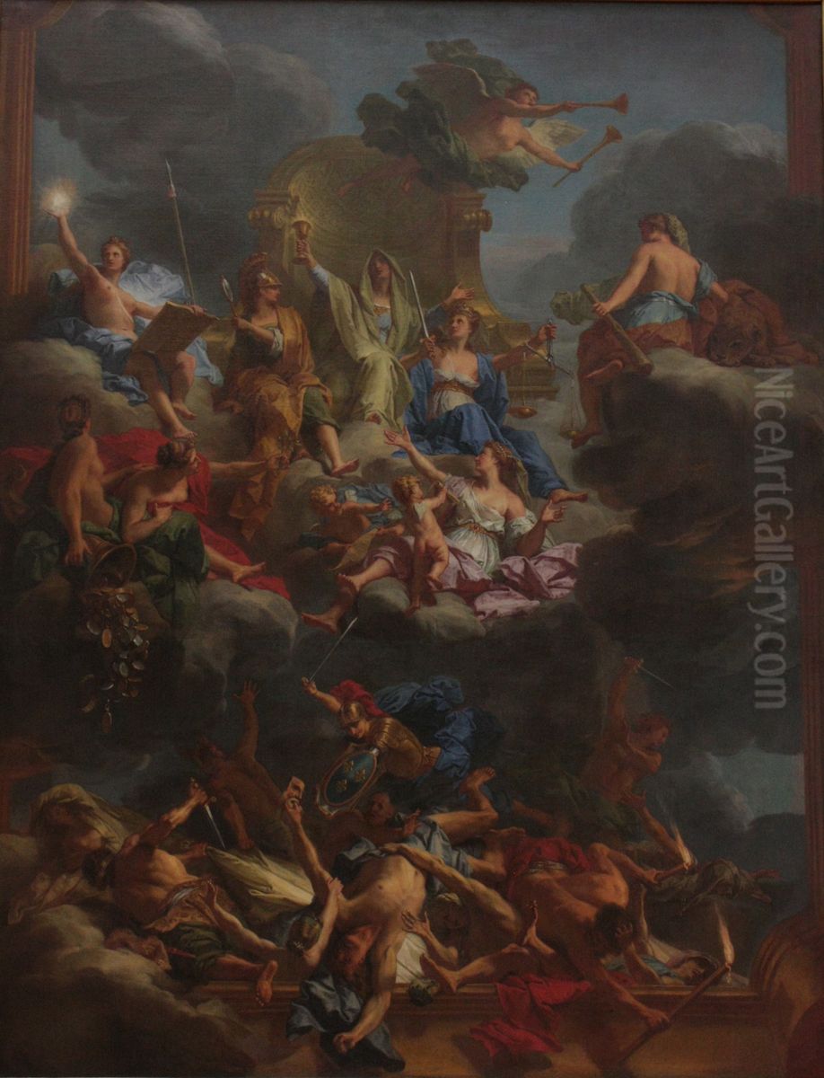 Le Triomphe de la Justice Oil Painting by Jean Jouvenet