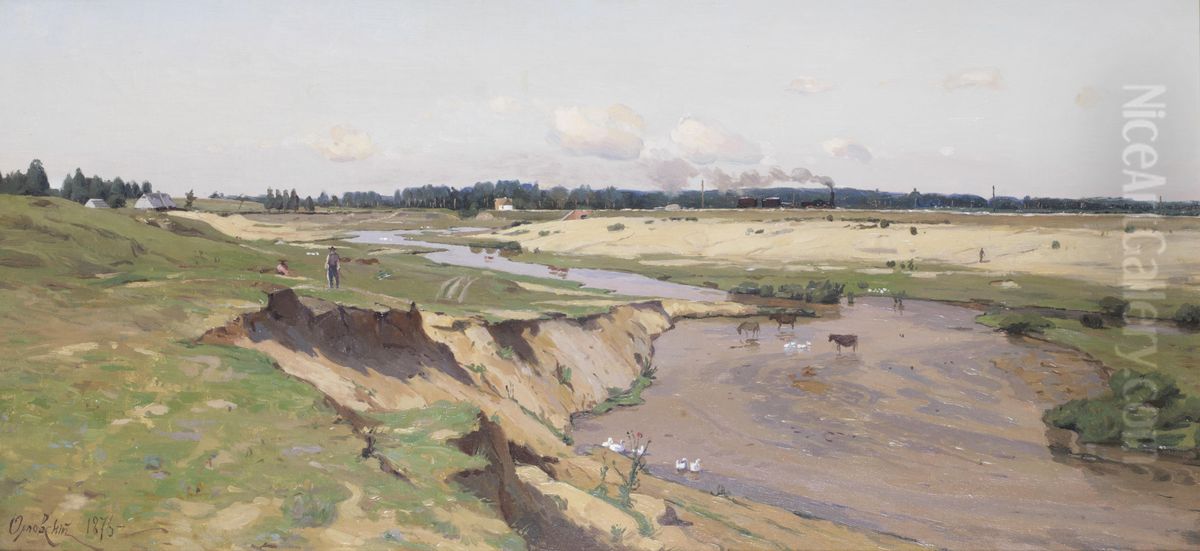 A view of the surroundings of Vilno Oil Painting by Vladimir Orlovsky