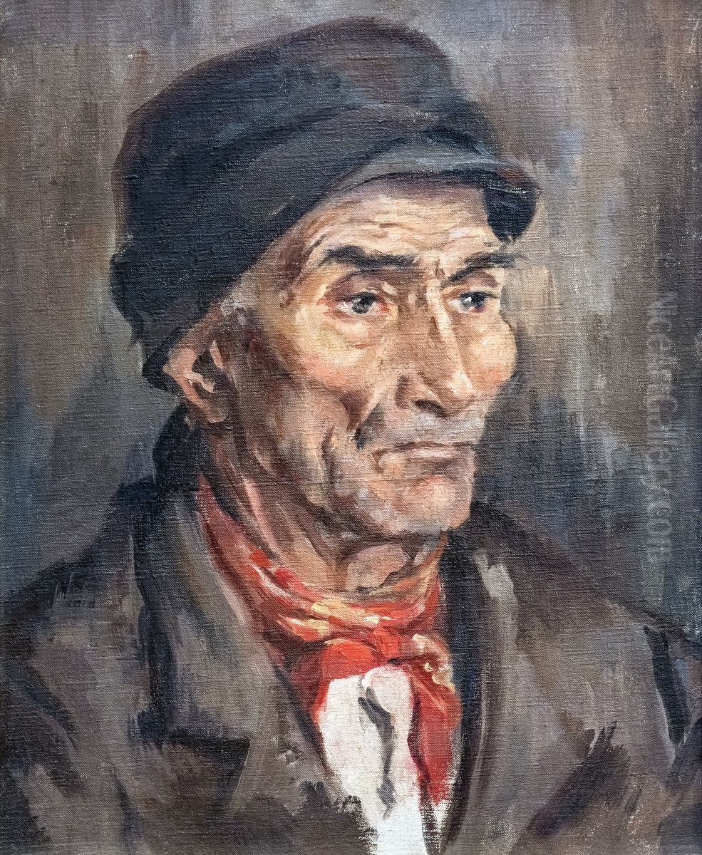Portrait of an inhabitant of Rabastens Oil Painting by Luce Boyals