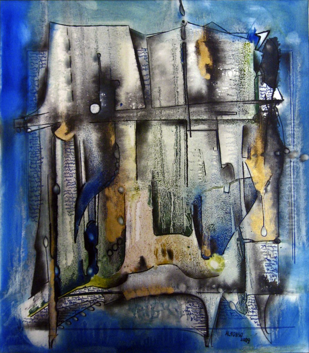 Palabras escritas Oil Painting by unknown