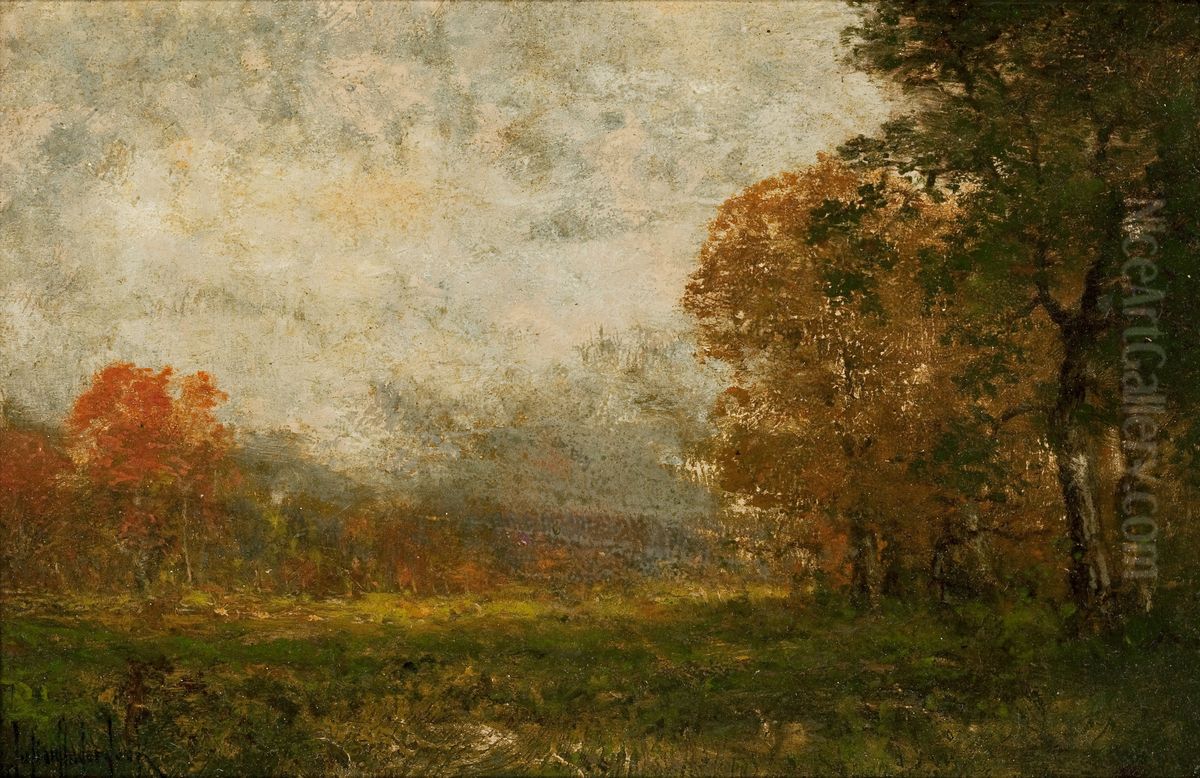 Autumn Landscape Oil Painting by Julian Onderdonk