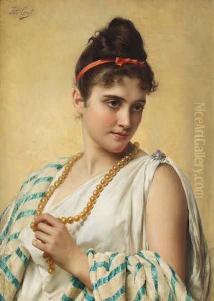 A classical beauty Oil Painting by Tito Conti