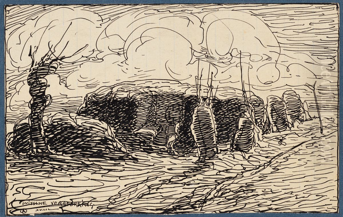 Ypres Remember Oil Painting by Alfred Ost