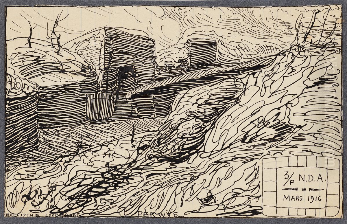 Ypres Remember Oil Painting by Alfred Ost