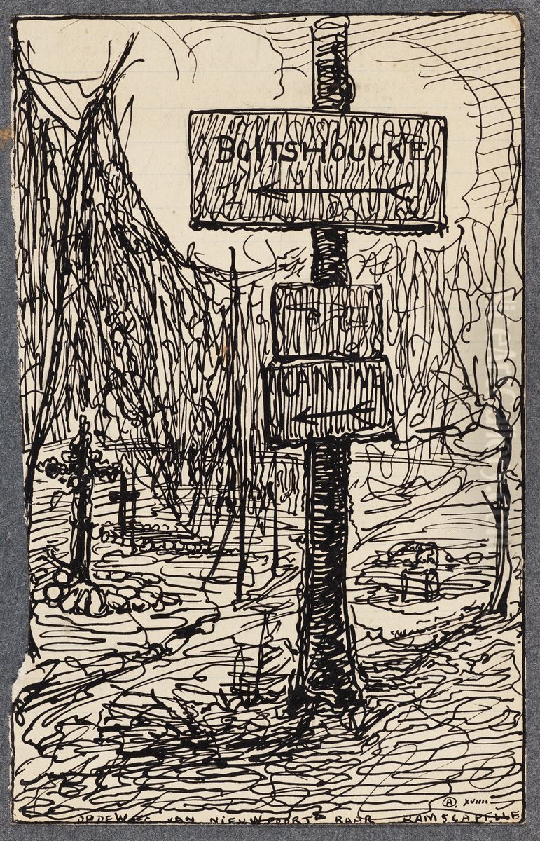 Ypres Remember Oil Painting by Alfred Ost