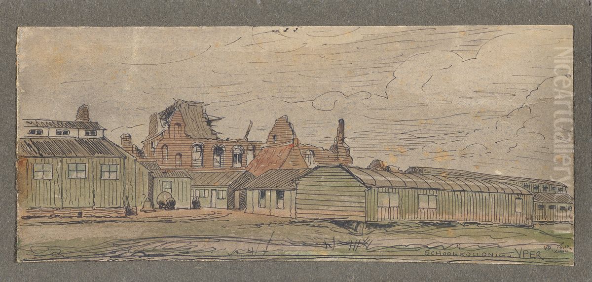 Ypres Remember Oil Painting by Alfred Ost