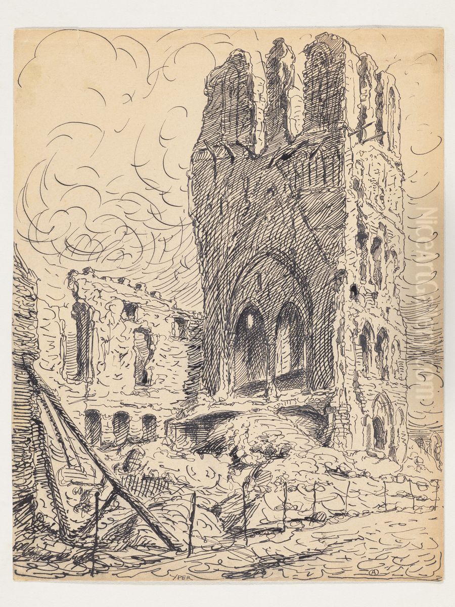 Ypres Remember Oil Painting by Alfred Ost