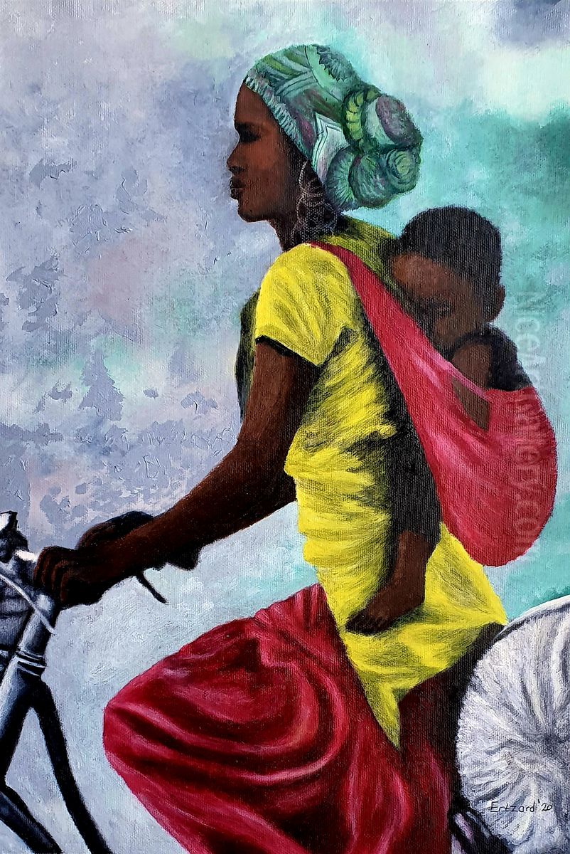 A Day In The Life Oil Painting by unknown