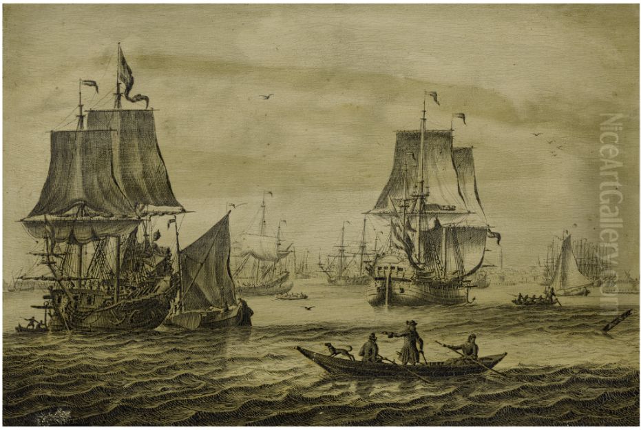 A PENSCHILDERIJ Oil Painting by Adriaen Van Salm