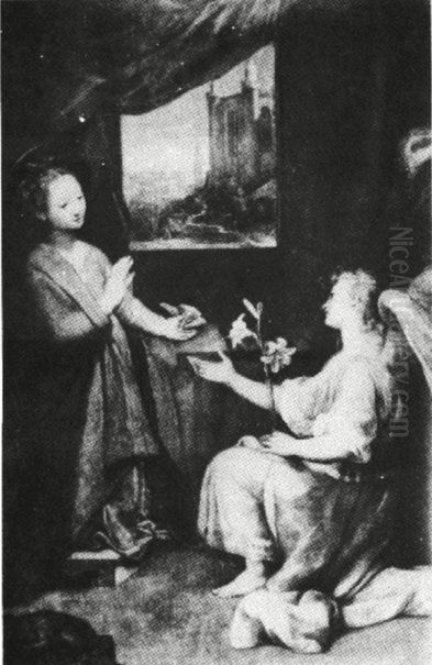 Annunciation. Oil Painting by Federico Barocci