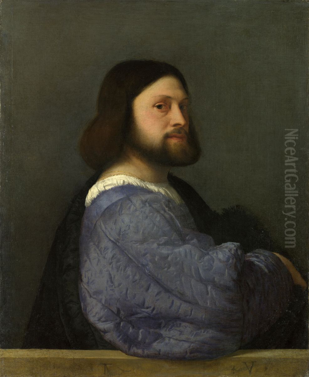 Portrait of Gerolamo (?) Barbarigo Oil Painting by Titian