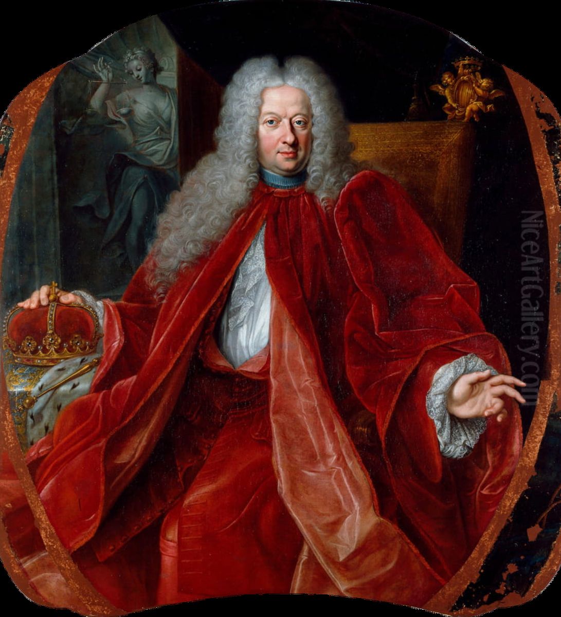 Ritratto del doge Domenico Negrone Oil Painting by Domenico Parodi