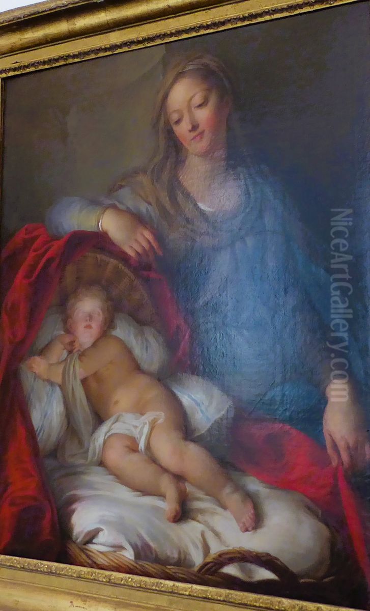 the Virgin and Child Oil Painting by Charles-Antoine Coypel