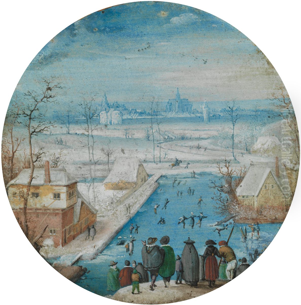 Winterlandschaft Oil Painting by Hans Bol