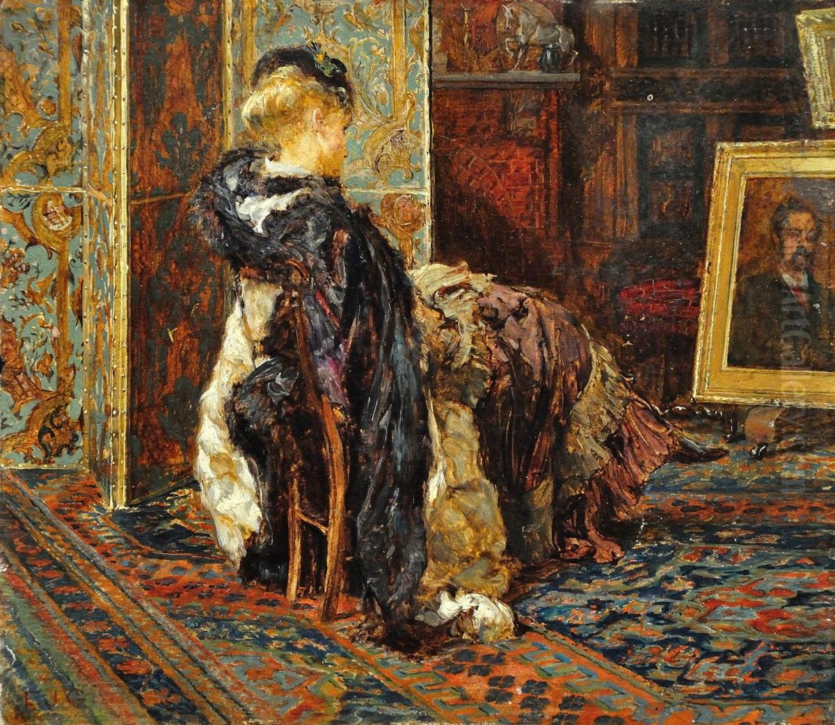 A love departed Oil Painting by Edward John Gregory