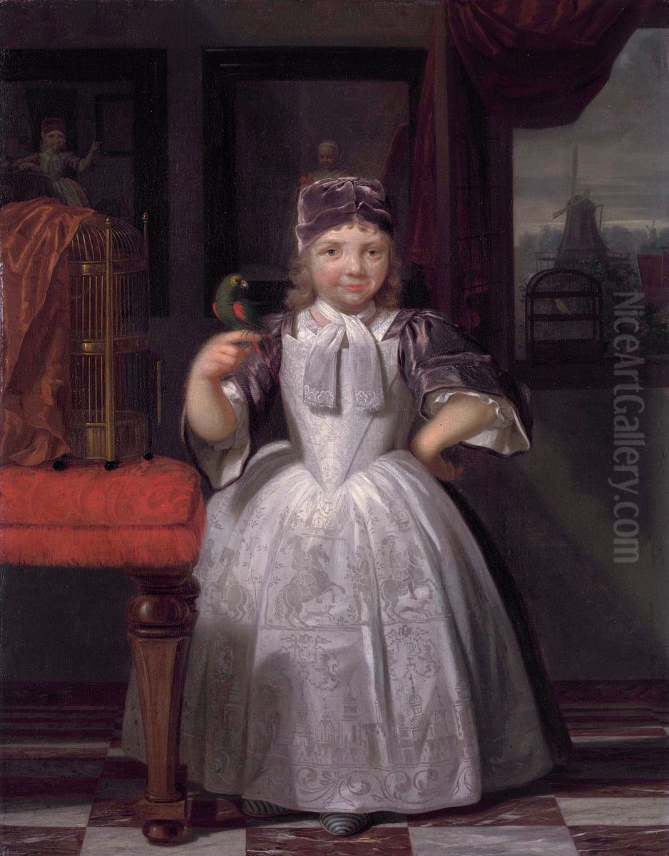 A member of the Kardinaal family, 1706 - 1759 Oil Painting by Cornelis Pronk