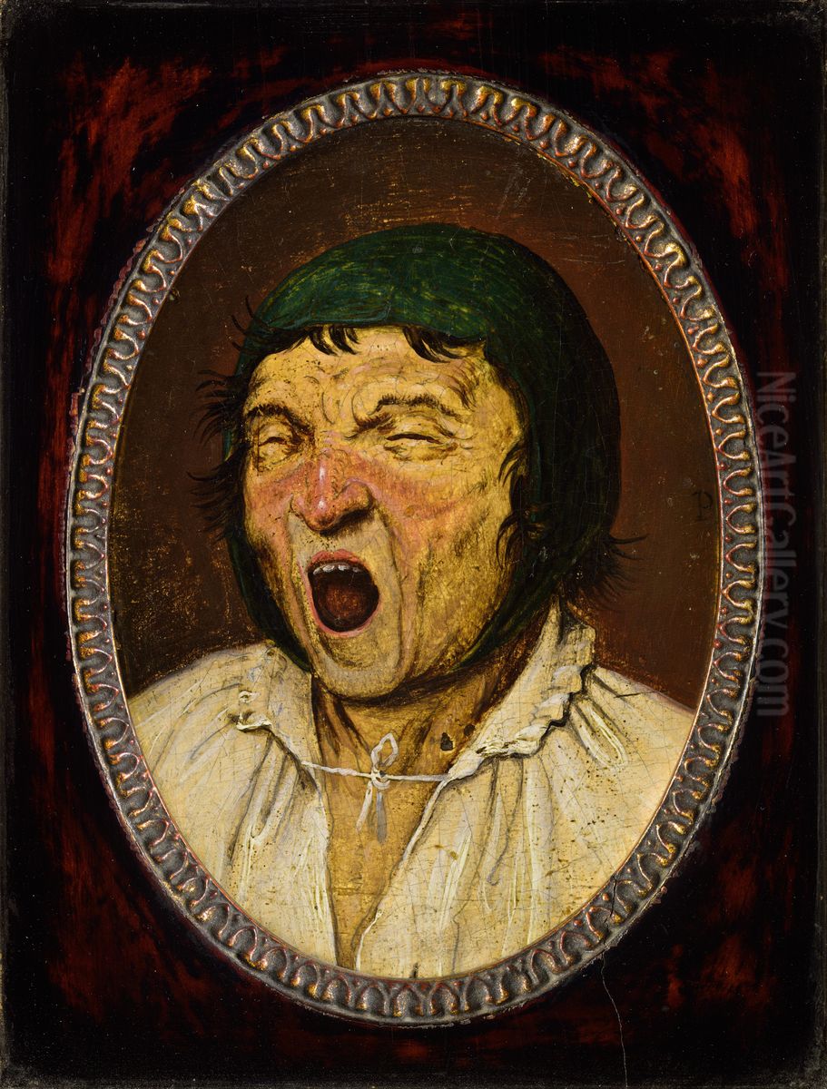 The yawner Oil Painting by Pieter Brueghel the Younger