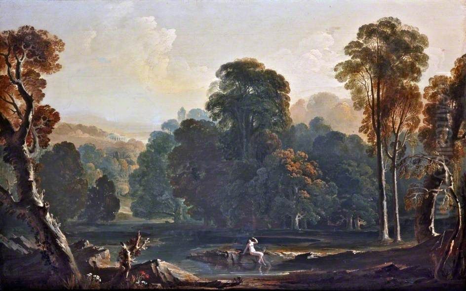 A landscape composition Oil Painting by John Martin