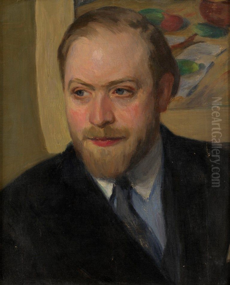 Portrait of a Man Oil Painting by Osip Braz