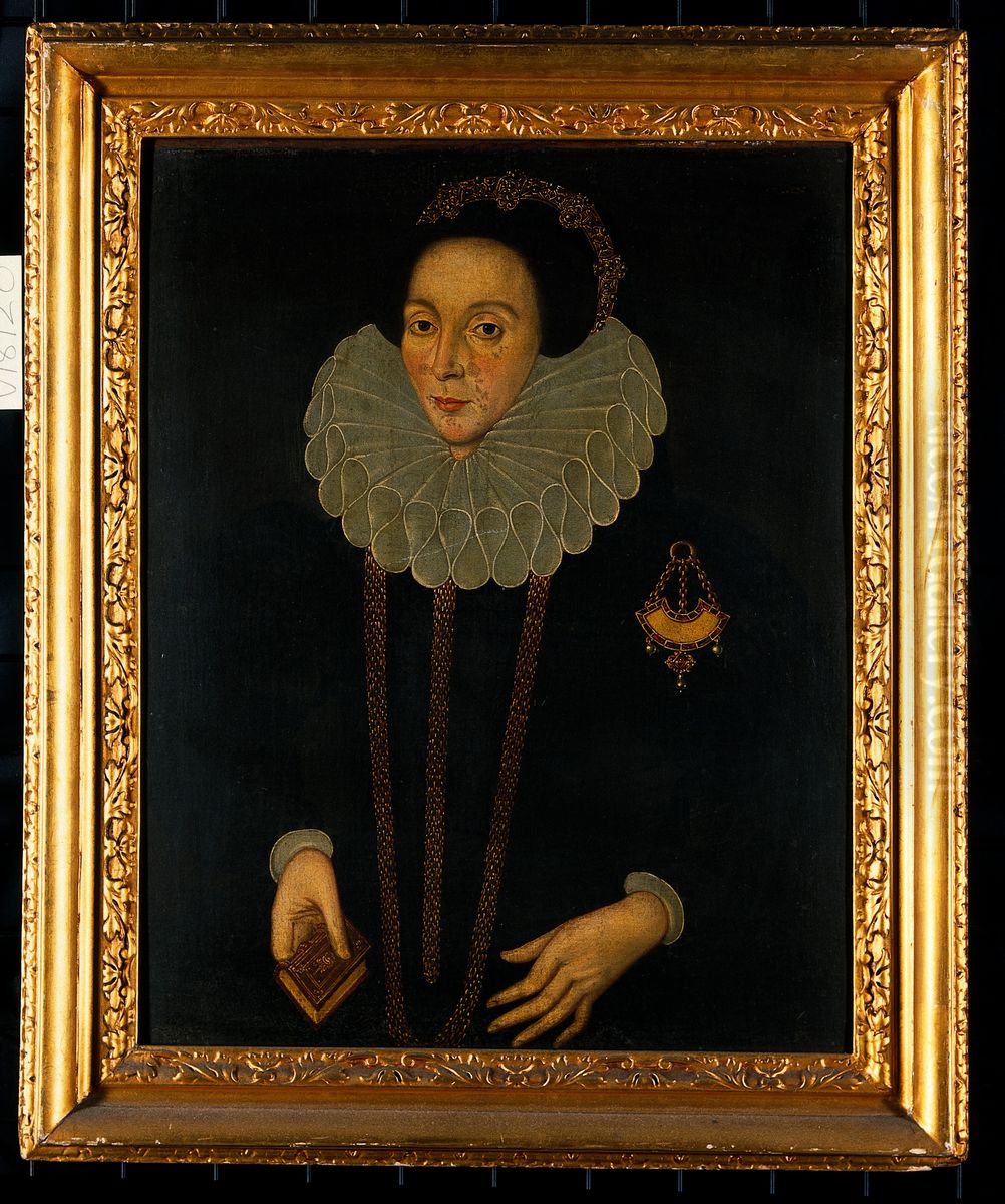 A lady. Oil Painting by unknown