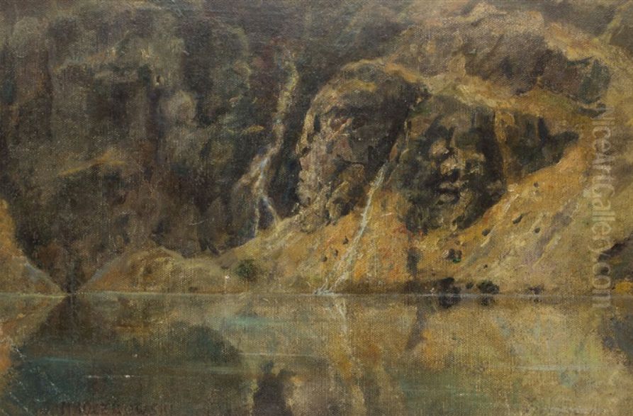 Morskie Oko (Meeresauge). Oil Painting by Aleksander Mroczkowski