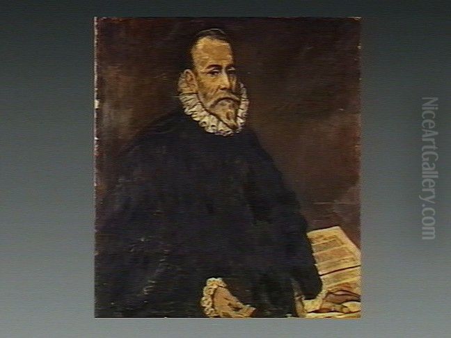 A man. Oil Painting by El Greco