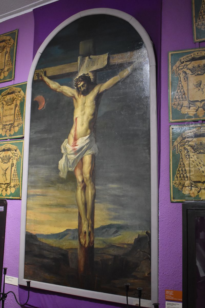 Christ en croix Oil Painting by Ernest Azema