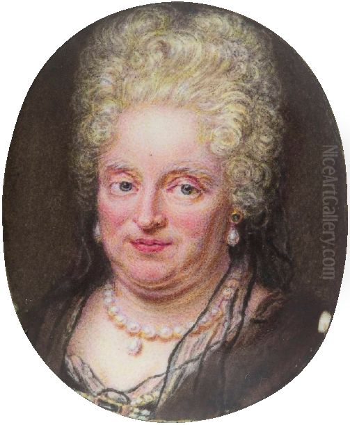 So-called portrait of Maria Josepha of Habsburg Oil Painting by Jan Frans van Douven