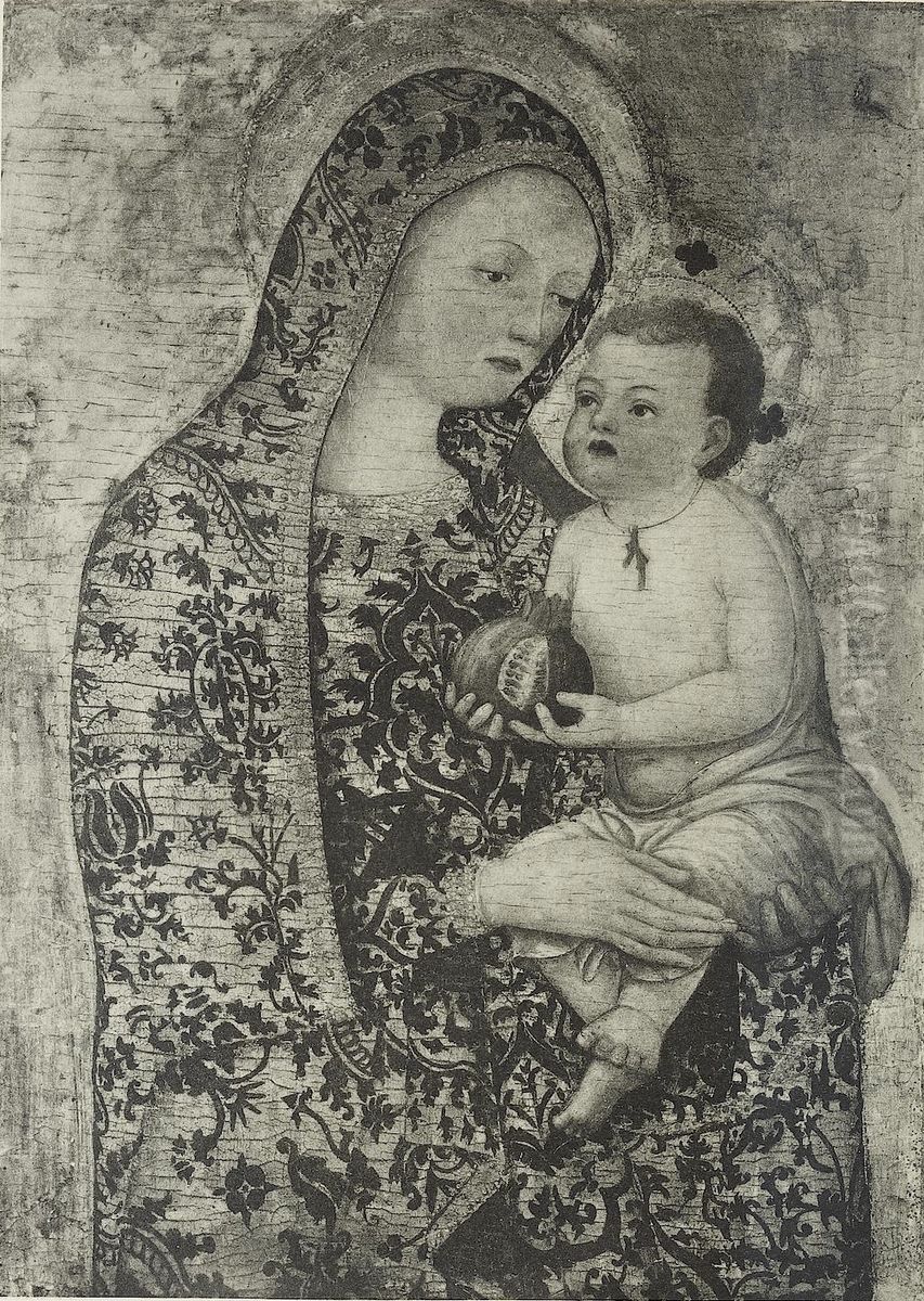 Madonna with Child Oil Painting by Jacobello Del Fiore