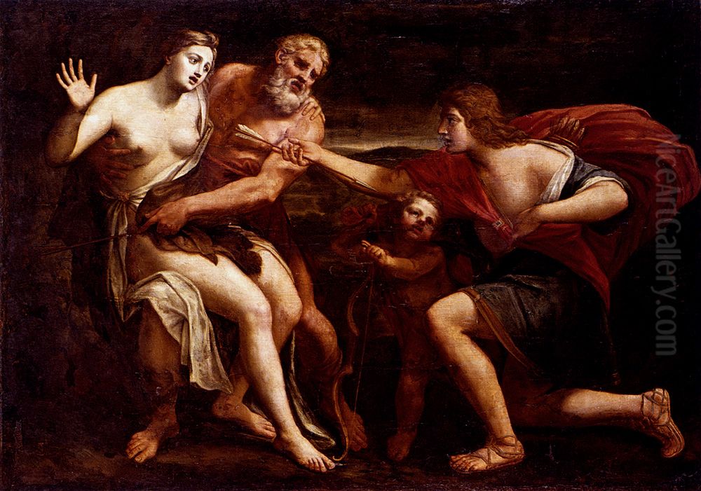 Cephalus   and  Procris Oil Painting by Alessandro Turchi