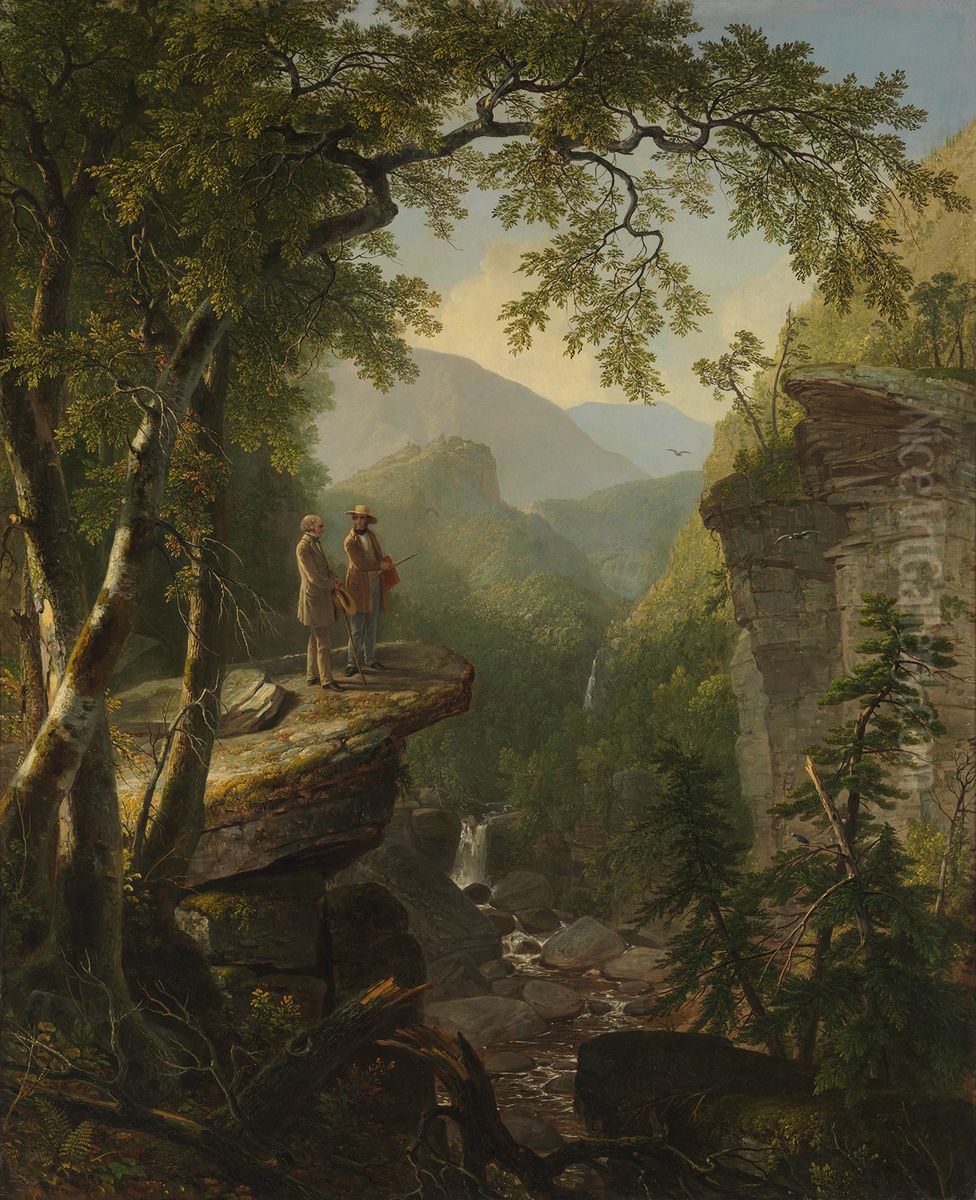 Kindred Spirits Oil Painting by Asher Brown Durand