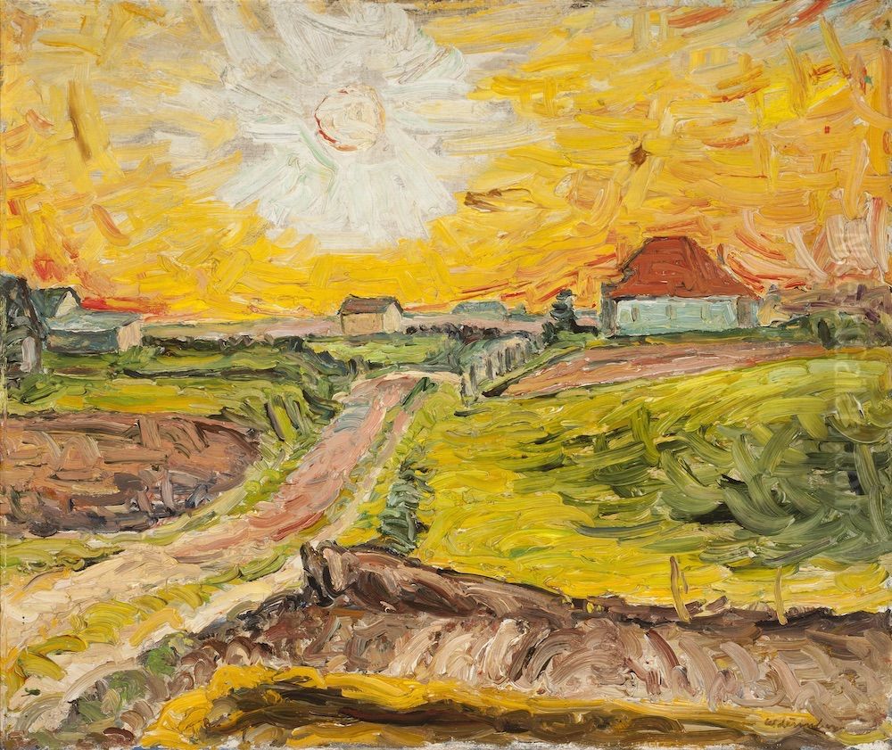 Summer Sun Oil Painting by William Lonnberg