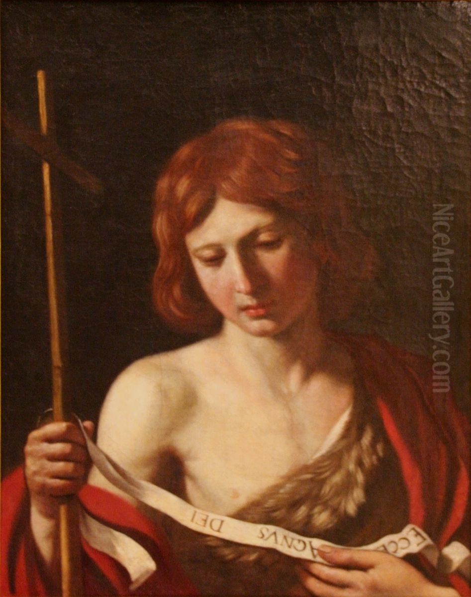 St John the Baptist Oil Painting by Giovanni Francesco Barbieri