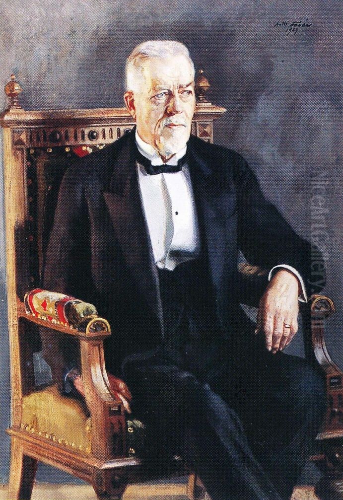 Alfred Oswald Kairamo Oil Painting by Antti Faven
