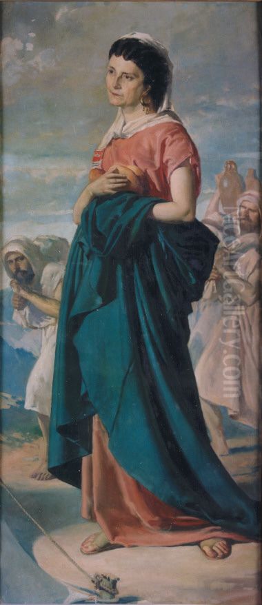 Abigail Oil Painting by Antonio Cortina Farinos