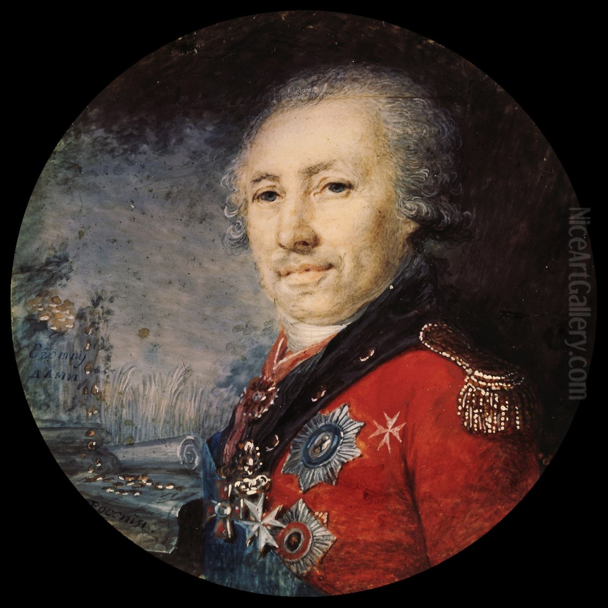 A.I. Vasilyev Oil Painting by Vladimir Borovikovsky