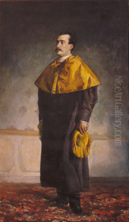 Jose Aparicio Garcia Oil Painting by Antonio Cortina Farinos
